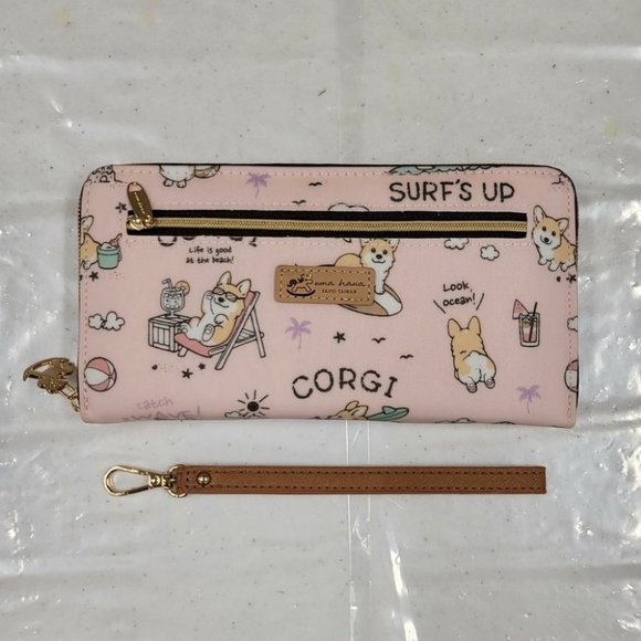 Waterproof Corgi Zipper Long Wallet Fits Phone - Picture 5 of 11